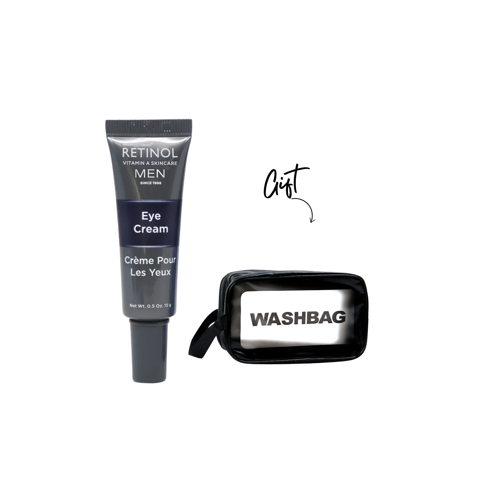 Soskin - Retinol Men Eye Cream + Free Black Washbag | MazenOnline