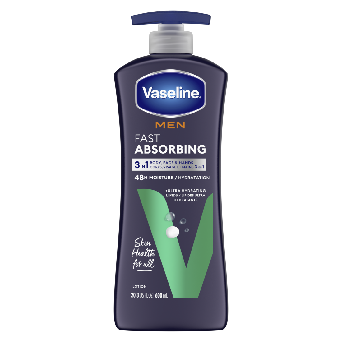 Vaseline - Men Healing Moisture, Fast Absorbing, Non-Greasy Body & Face Lotion | MazenOnline