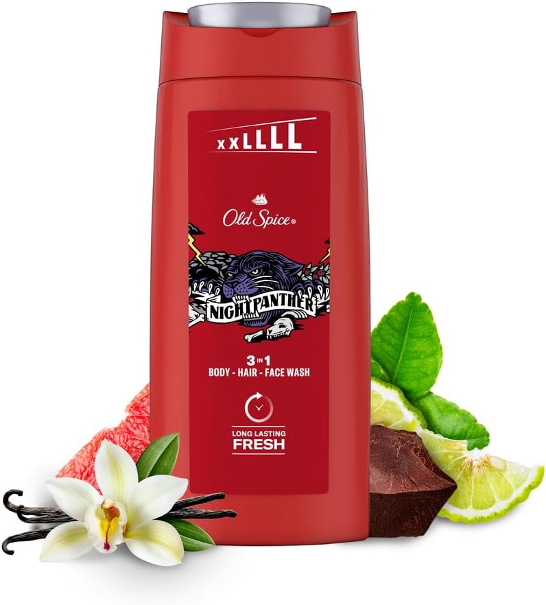 Night Panther Shower Gel & Shampoo For Men 675 ml - MazenOnline