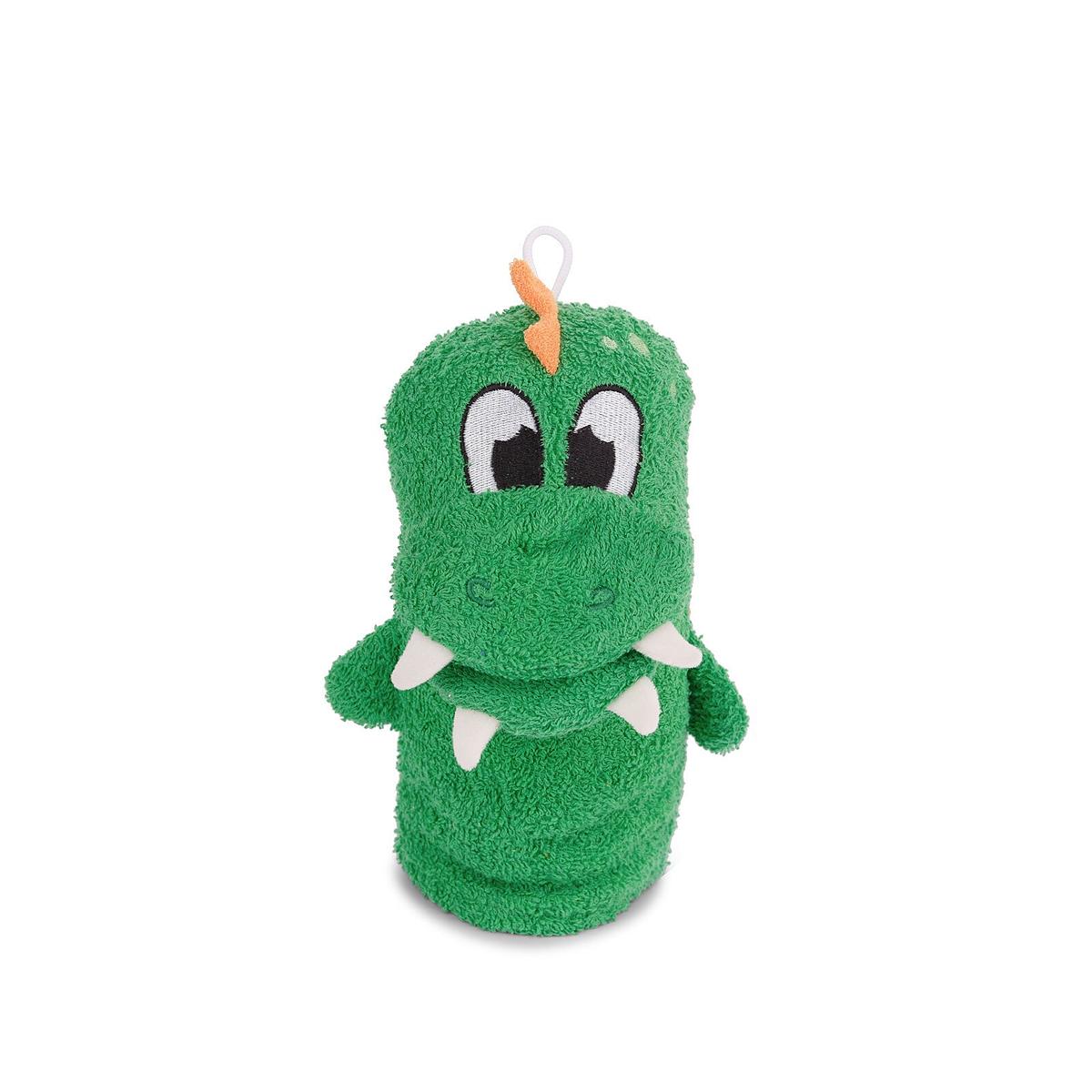 Isabelle Laurier Cotton Bath Mitt – Dino