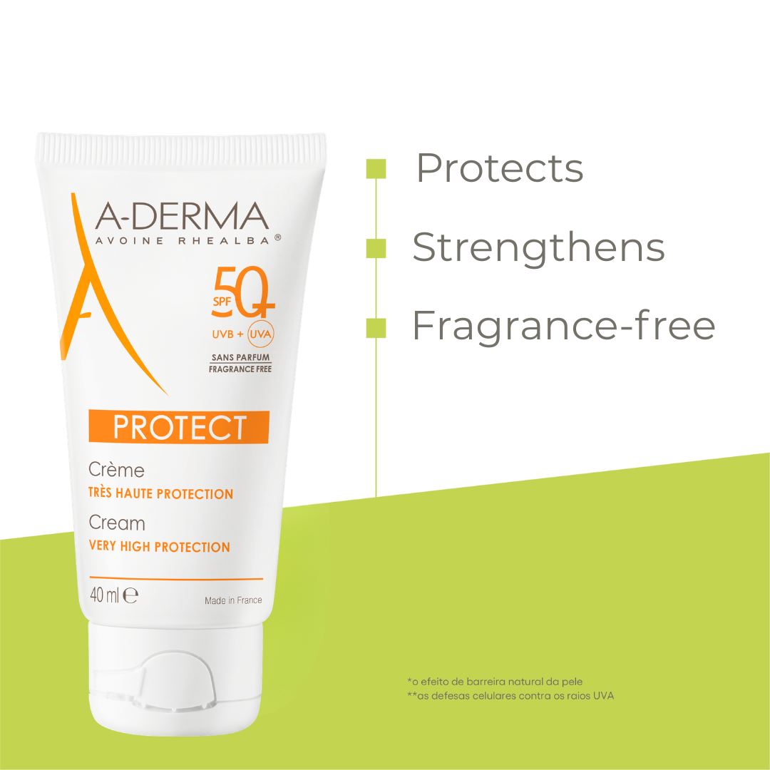 Aderma - A-Derma Buy 1 Get 1 Protect Fragrance Free Face Sunscreen for dry, sensitive skin 40ml | MazenOnline
