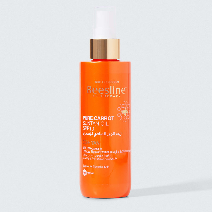 Pure Carrot Suntan Oil SPF 10 - MazenOnline