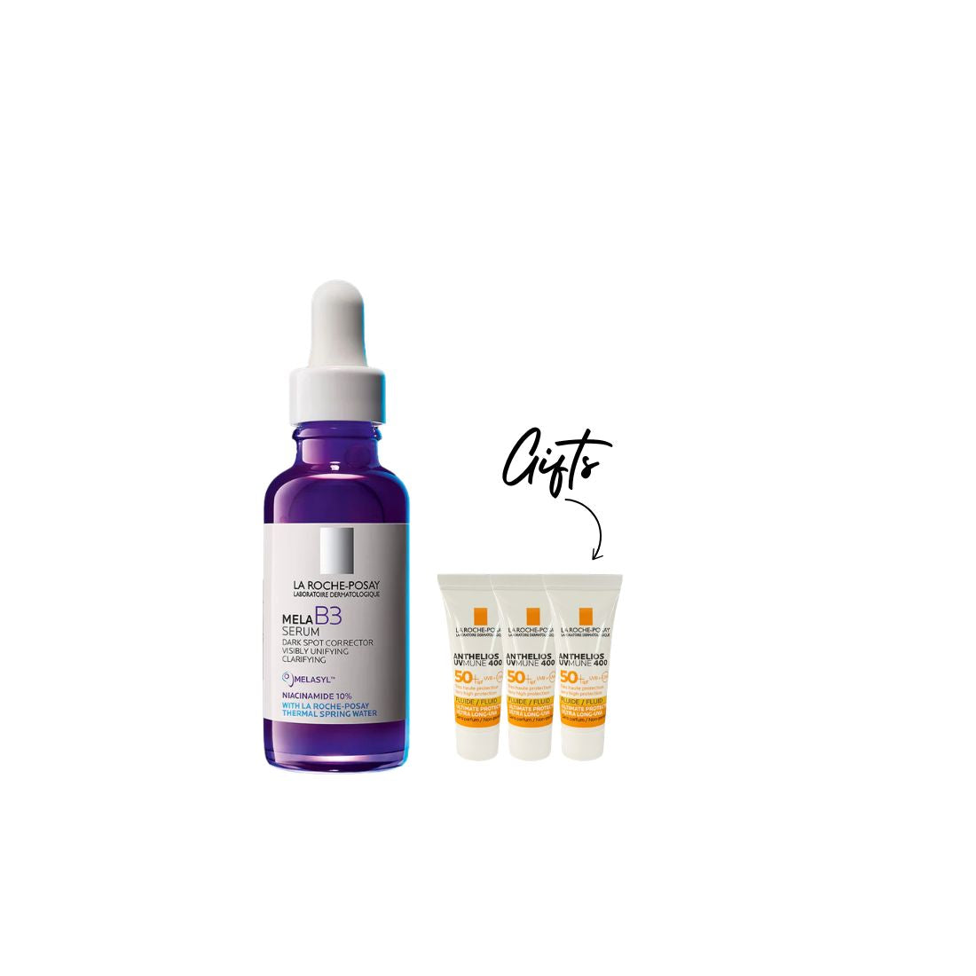 Mela B3 anti-dark spots concentrate serum with Niacinamide + Gifts - MazenOnline