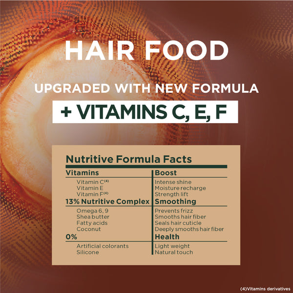 Garnier - Garnier Ultra Doux Coconut Hair Food 3in1 Mask for frizzy hair, Boosted with Vitamins C, E & F | MazenOnline