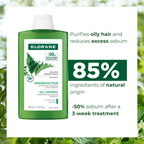 Buy Two Get One Klorane Organic Nettle Shampoo 400ml
