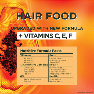 garnier - Garnier Ultra Doux Papaya Vegan Hair Food 3in1 Mask for damaged hair, Boosted with Vitamins C, E & F | MazenOnline