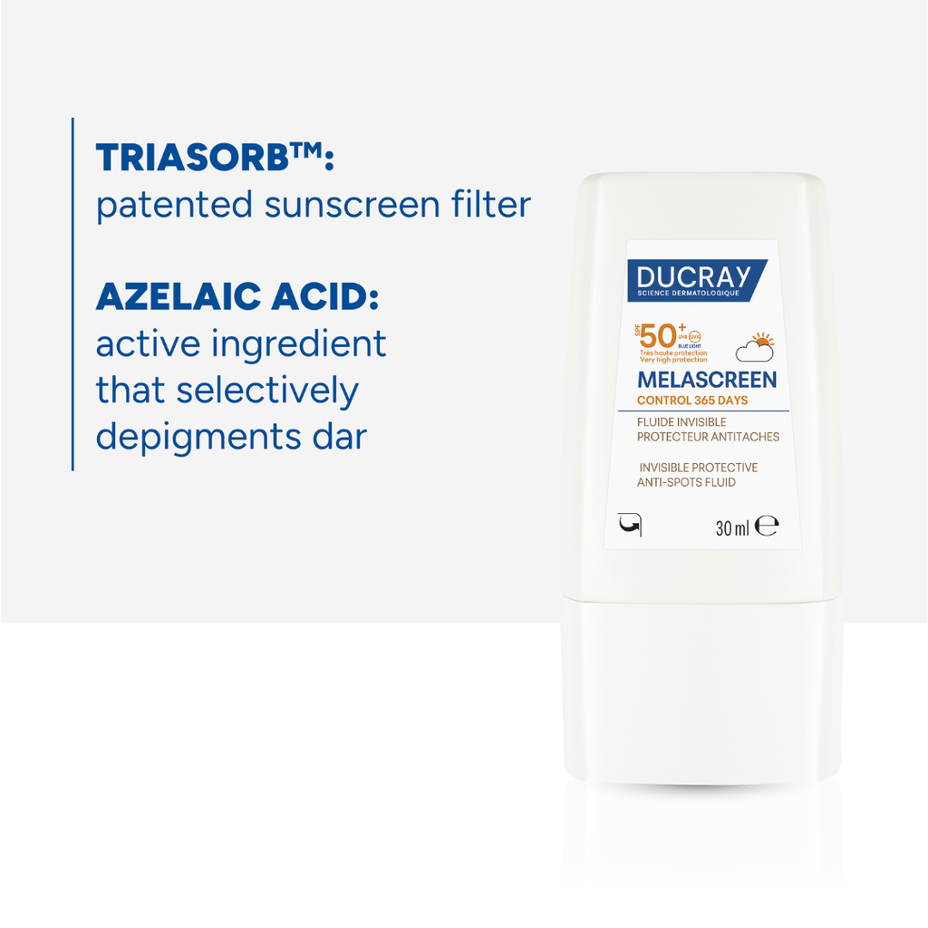 Ducray Melascreen SPF50+ Protective Anti-stain Fluid Invisible for pigmented skin, 30ml
