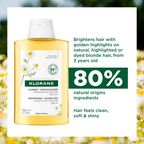 Klorane Chamomile Shampoo 200ml  + Klorane Organic Chamomile Spray + Towel