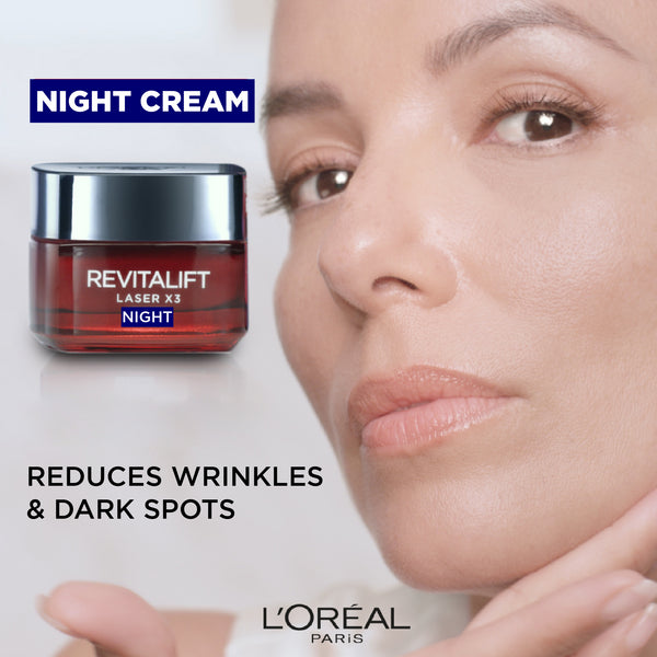 Revitalift Hydrating and Moisturizing Night Cream, for Wrinkles Reduction and  Skin Elasticity Improvement, Formulated with Pro-Retinol