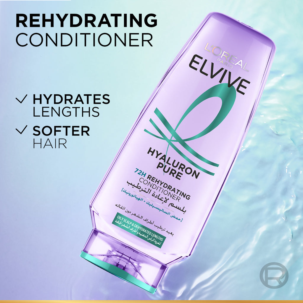 Hyaluron Pure 72h Rehydrating Conditioner for Oily Scalp & Dehydrated Lengths