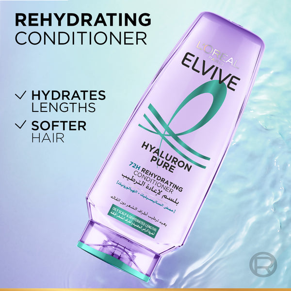 Hyaluron Pure 72h Rehydrating Conditioner for Oily Scalp & Dehydrated Lengths