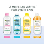 Garnier - Micellar Water Facial Cleanser and Makeup Remover Pink for Sensitive Skin | MazenOnline