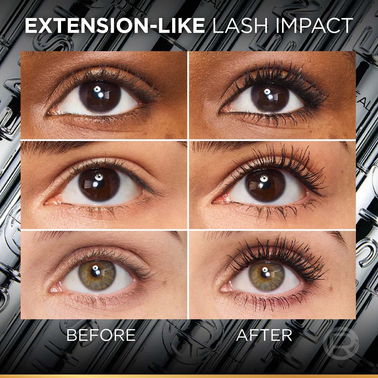L'Oréal Paris - Telescopic Extensionist Mascara for 24H Long-Lasting Curl, Volume, and Exceptional Lengthening Eyelashes with Eyelash-Extension Effect | MazenOnline