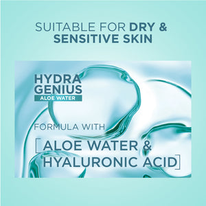L'Oréal Paris - Hydra Genius, Water-Based Gel Facial Moisturiser, with Aloe Vera, for Dry and Sensitive Skin | MazenOnline