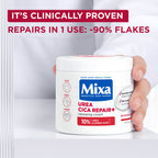 Mixa - Urea Cica Repair Cream Jar - For Keratosis Pilaris, Dry Rough Fragile Skin & Tiny Reddish Bumps - For Face, Hands & Body | MazenOnline
