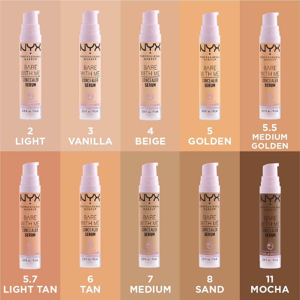NYX Professional Makeup - Bare With Me Concealer Serum, For Face & Body, Up to 24HR Hydration For Skin | MazenOnline