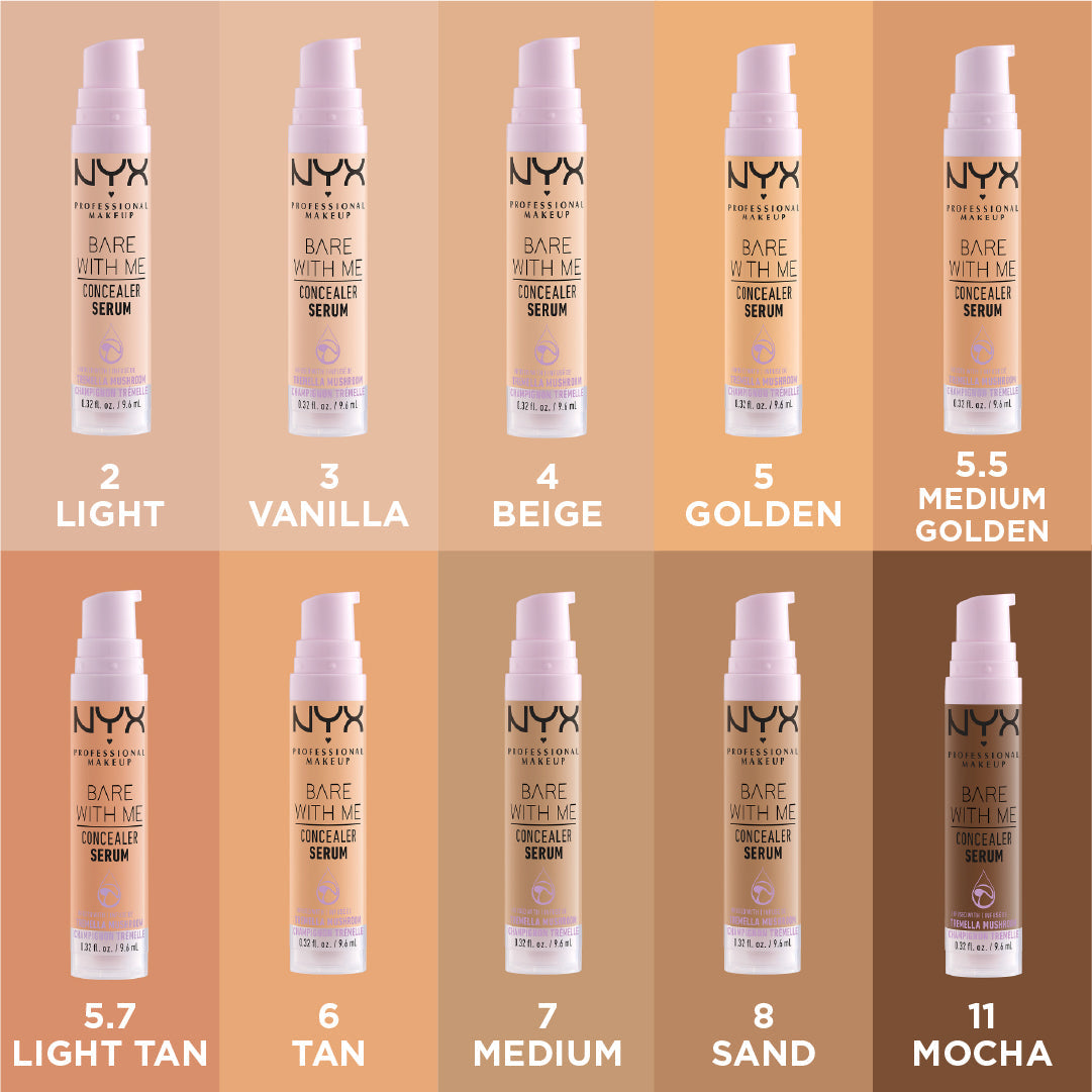 NYX Professional Makeup - Bare With Me Concealer Serum, For Face & Body, Up to 24HR Hydration For Skin | MazenOnline