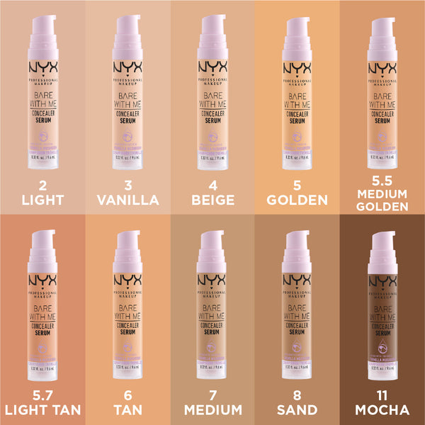 NYX Professional Makeup - Bare With Me Concealer Serum, For Face & Body, Up to 24HR Hydration For Skin | MazenOnline