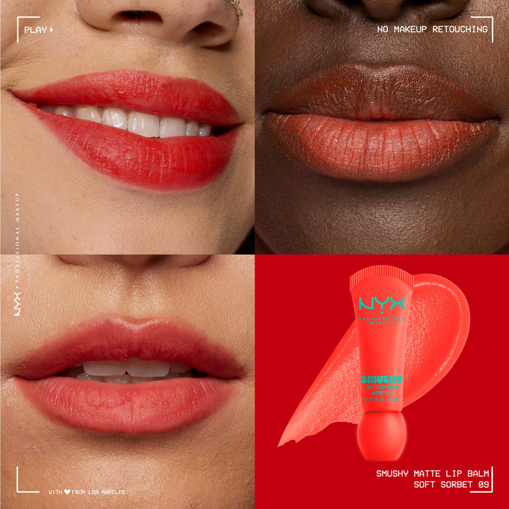 NYX Professional Makeup - Smushy Matte Lip Balm, Soft Diffused Color, Matte Finish | MazenOnline