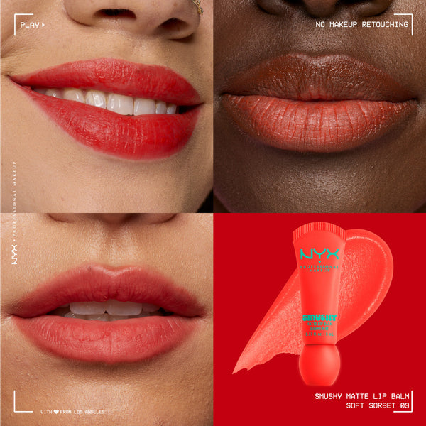NYX Professional Makeup - Smushy Matte Lip Balm, Soft Diffused Color, Matte Finish | MazenOnline