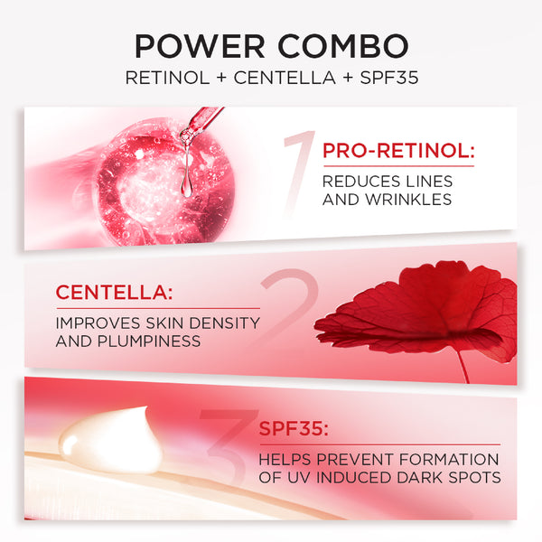 L'Oréal Paris - Revitalift Hydrating and Moisturizing Day Cream, for Wrinkles Reduction and  Skin Elasticity Improvement, Formulated with Pro-Retinol | MazenOnline
