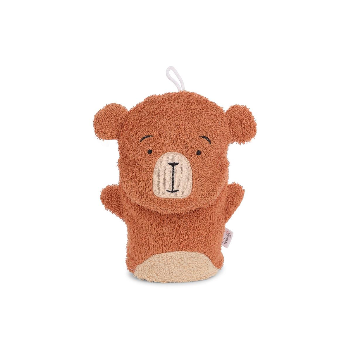Isabelle Laurier Cotton Bath Mitt – Bruno the Bear