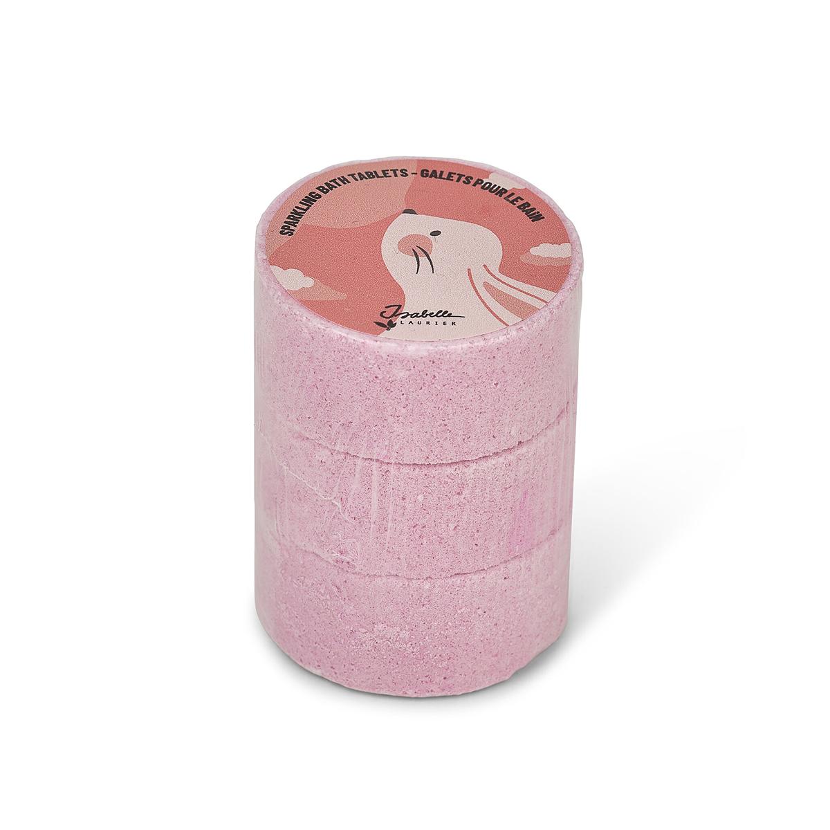 Isabelle Laurier Fizzing Bath Tablets Rosie the Bunny – Strawberry 75g