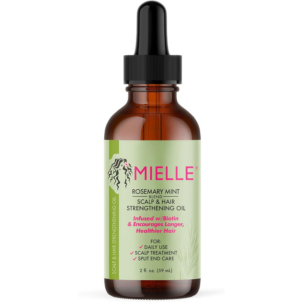 Rosemary Mint Scalp & Hair Strengthening Oil for All Hair Types - MazenOnline