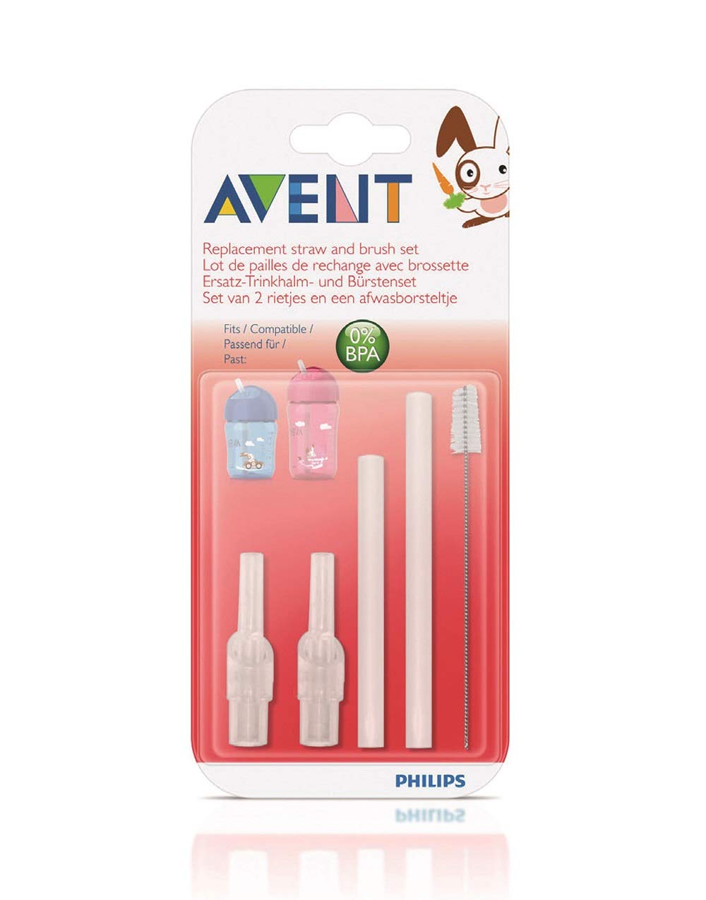 Replacement straw With brush- Set Of 2 - MazenOnline Main image