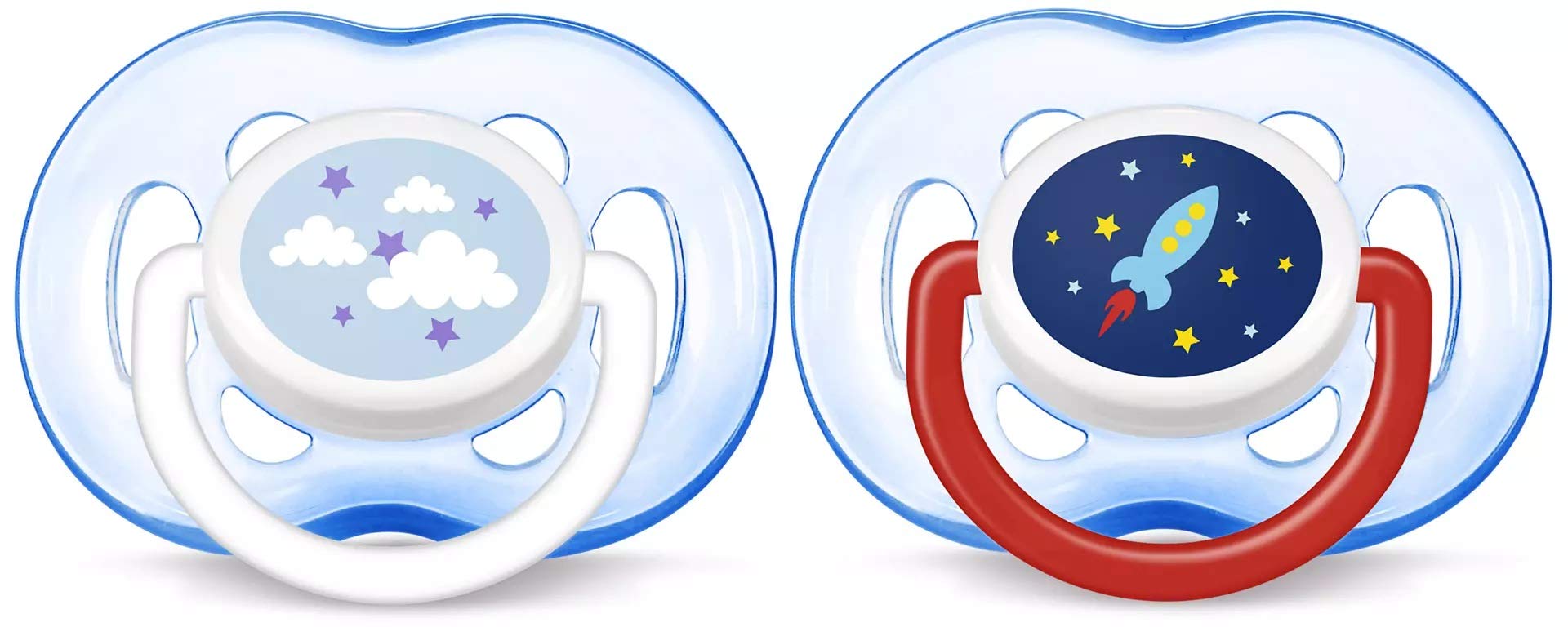 Freeflow Pacifier, 18M Plus - Pack Of 2, Assorted - MazenOnline Main image