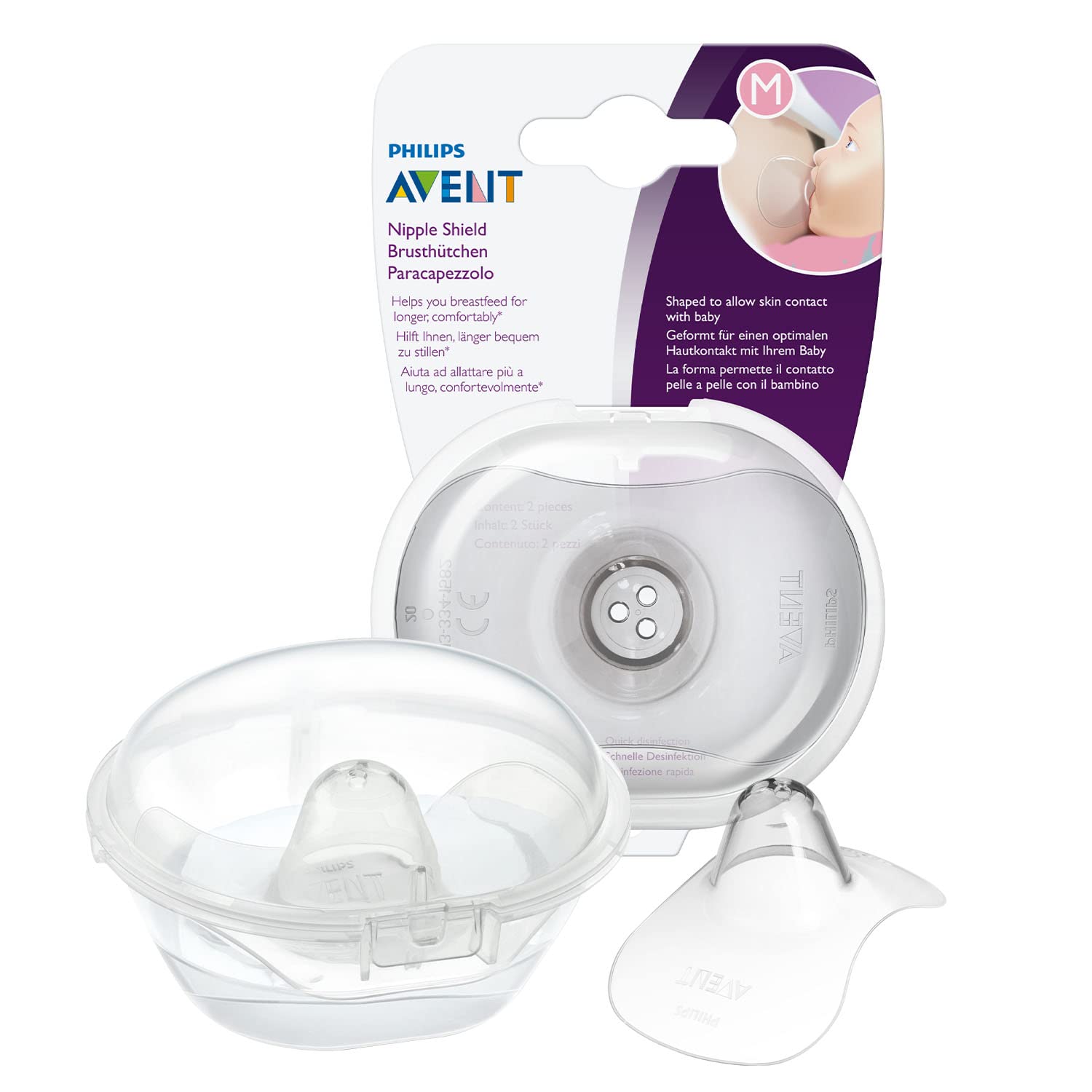 Nipple Shields to Support Breastfeeding, Easy Latch-On and Protects Sore, - MazenOnline Main image