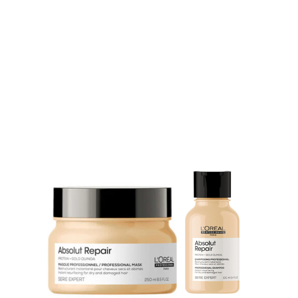 L'Oréal Professionnel - Absolut Repair Mask and Travel Size Shampoo Copack | MazenOnline