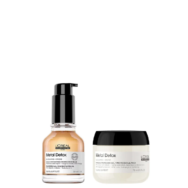 L'Oréal Professionnel - Metal Detox Oil and Travel Size Mask Copack | MazenOnline