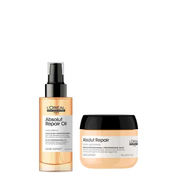 L'Oréal Professionnel - Absolut Repair Oil and Travel Size Mask Copack | MazenOnline