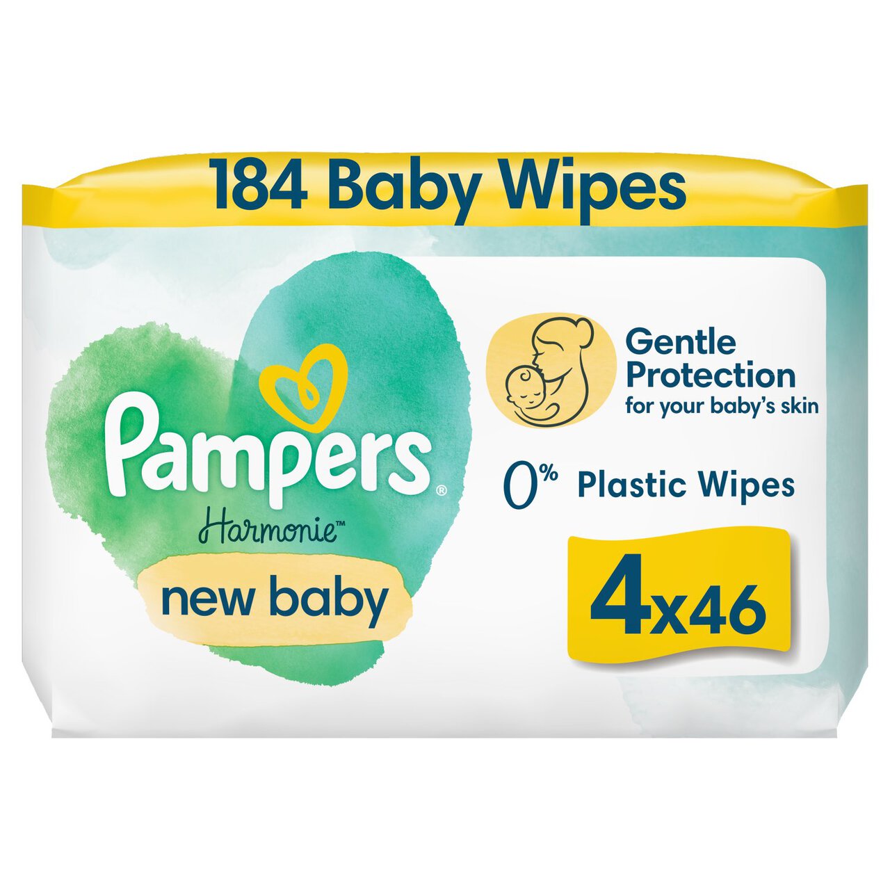 Pampers - Harmonie New Baby Plastic Free Baby Wipes | MazenOnline