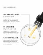 SkinCeuticals CE Ferulic serum bottle, a luxury skincare product with glass dropper and label, on a clean background.
