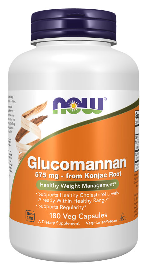 Now - Glucomannan 575 mg Veg Capsules | MazenOnline
