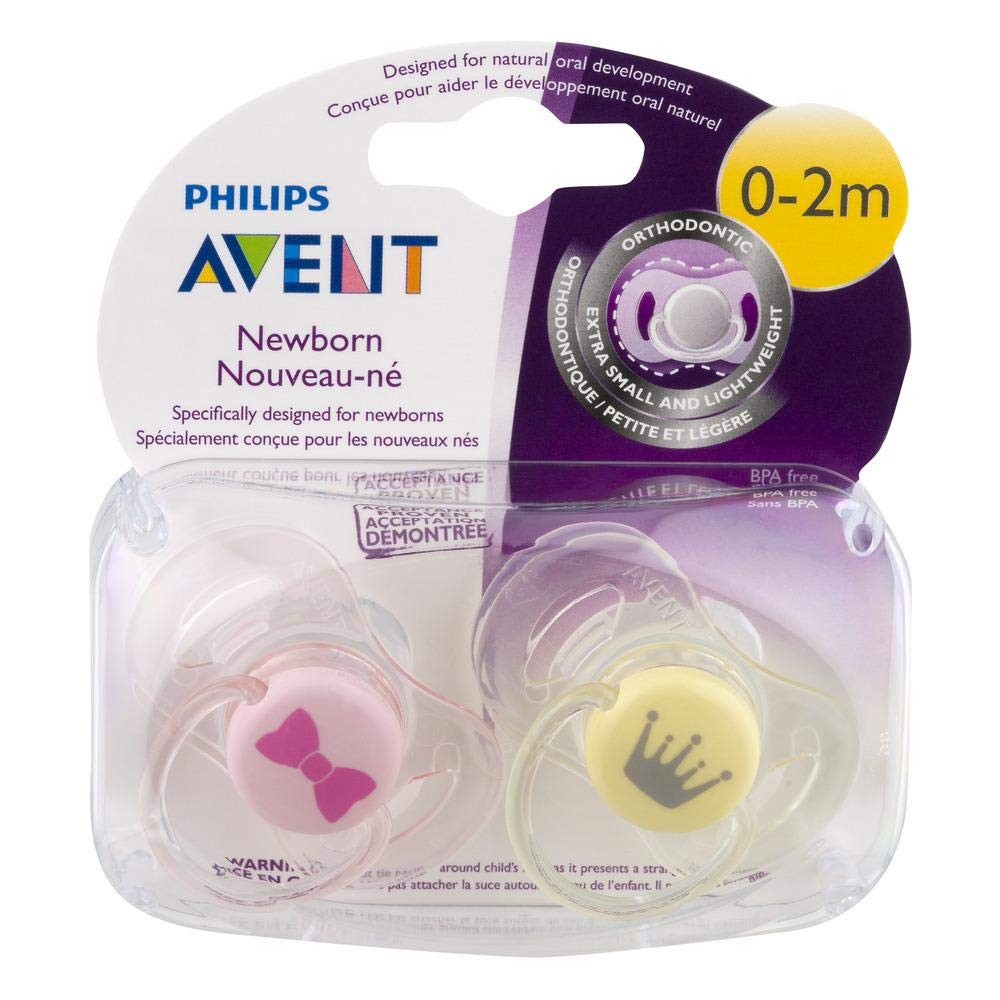MINI Soother Twin Pack Girls 0-2M - MazenOnline Main image