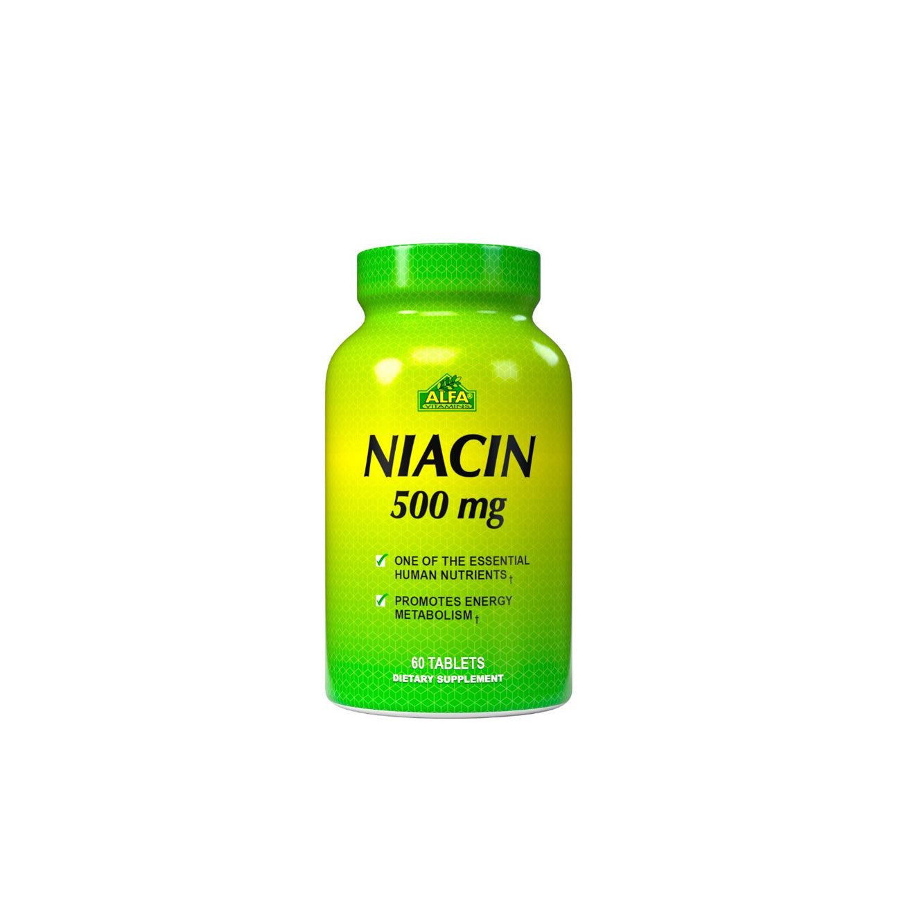 Alfa Vitamins - Alfa Niacin 500mg | MazenOnline