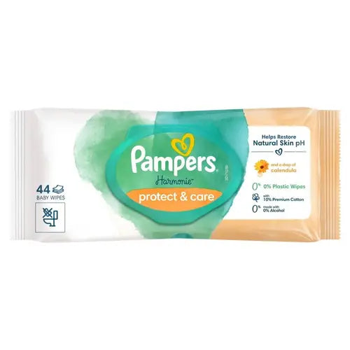 Pampers - Harmonie Protect & Care Baby Wet Wipes | MazenOnline
