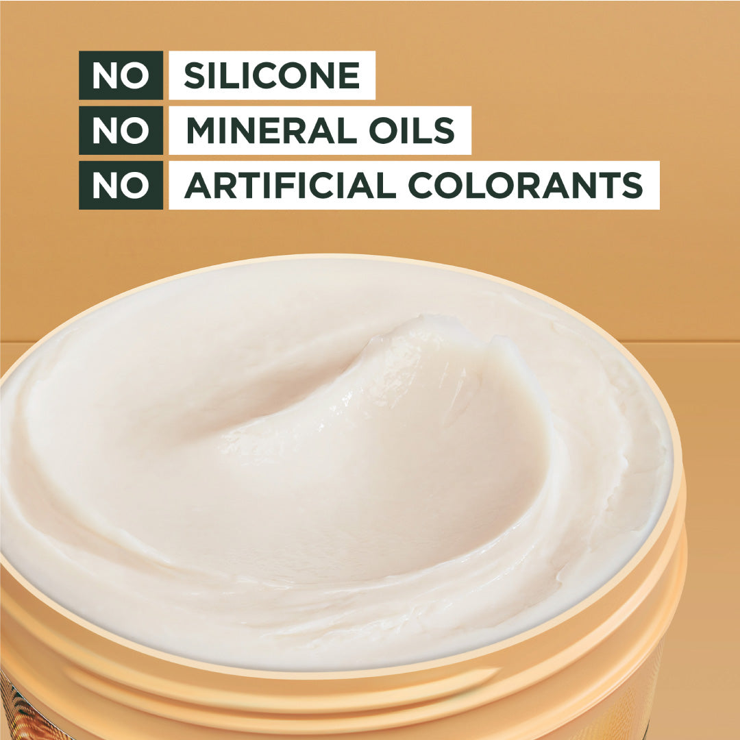 Garnier - Ultra Doux Cocoa Butter Vegan Hair Food 3in1 Mask for curly hair, Boosted with Vitamins C, E & F " | MazenOnline