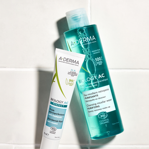 Aderma - Buy one A-Derma Biology AC Perfect Anti-blemish fluid and get a FREE 200ml Biology AC Purfifying foaming gel | MazenOnline