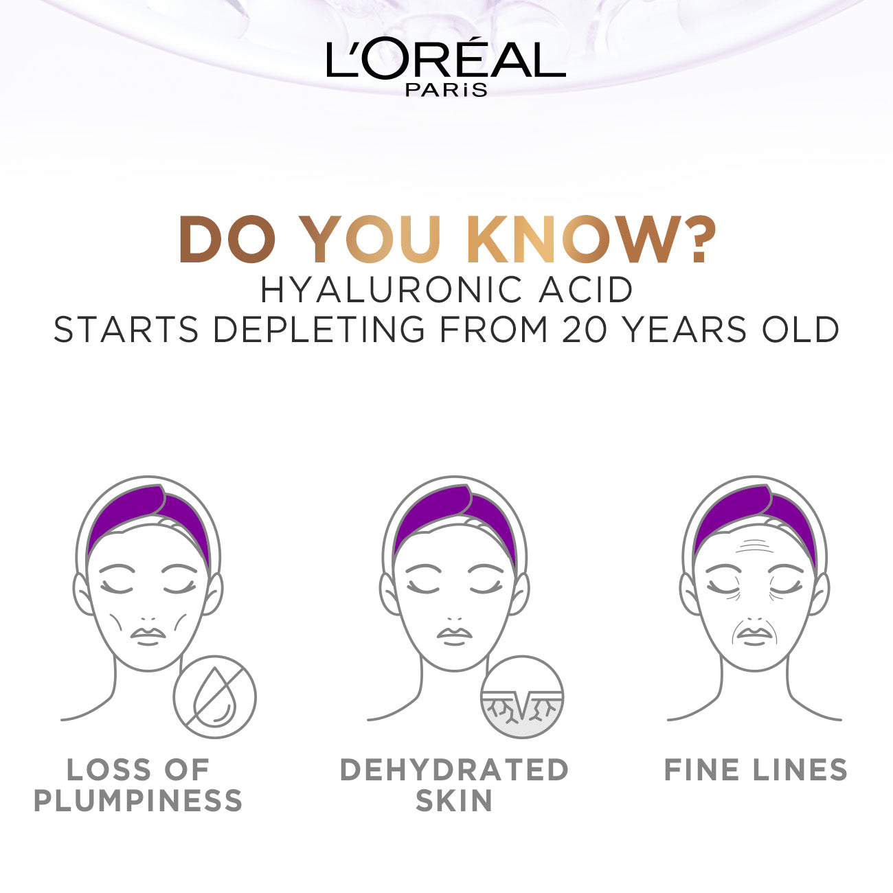 L'Oréal Paris - Hyaluron Expert Day Cream is used to intensely hydrate, smoothen and re-plump the skin with added SPF protection from UVA/UVB. | MazenOnline