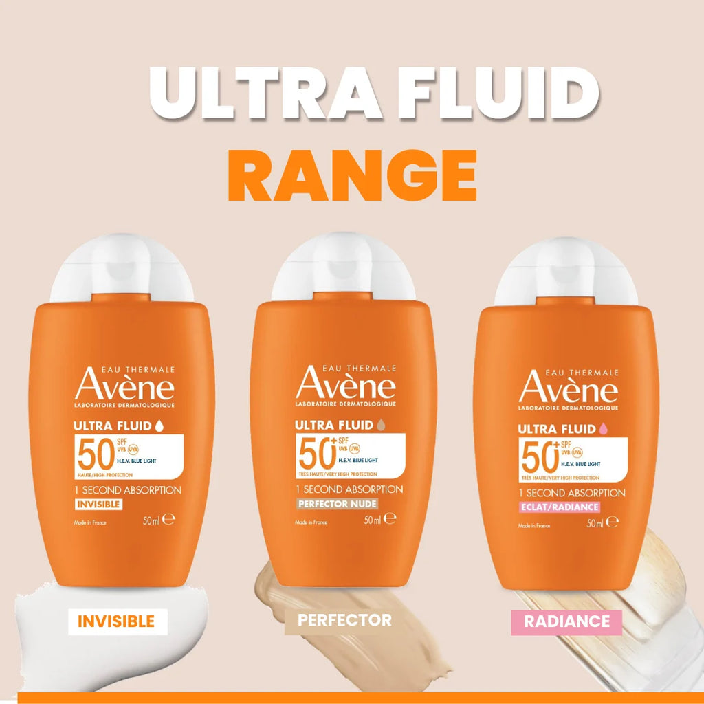 Ultra fluid Eclat Radiance SPF50+ Sunscreen  | Ultra Light Hydrating Micropigments Tinted Sunscreen