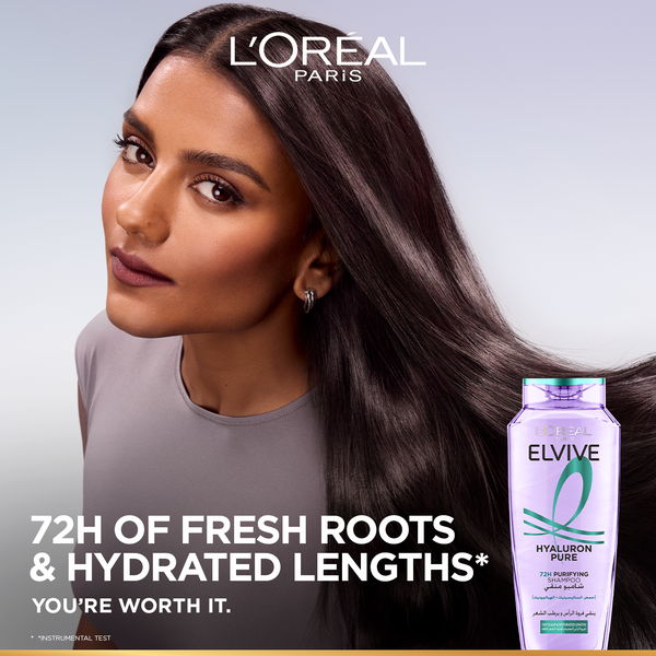 Hyaluron Pure Purifying Shampoo for Oily Roots And Dehydrated Length