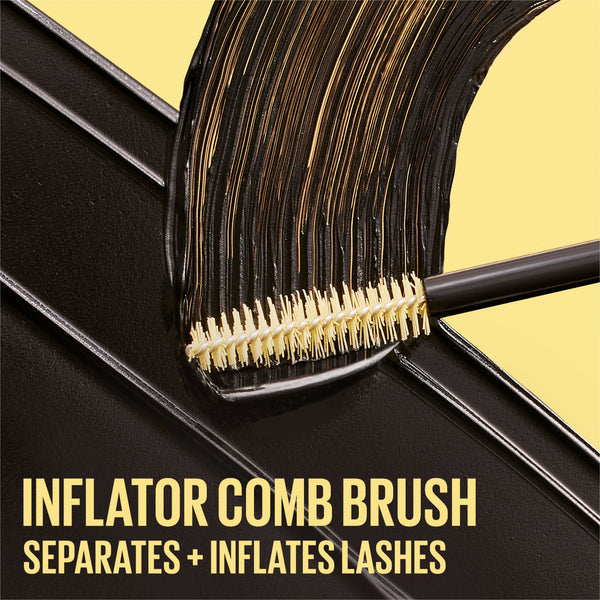 Maybelline New York - Colossal Bubble Mascara Buildable Sleek Volume and Long Lasting 24HR Wear Mascara| Inflator Comb Brush to Separate Lashes | MazenOnline