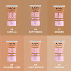 NYX Professional Makeup - Bare with Me Blur Tint Foundation, Medium Coverage, 12 Hours Hydrating | MazenOnline
