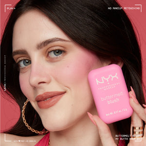 NYX Professional Makeup - Buttermelt Blush, Powder Blush, Up To 12 H Wear, Fade & Transfer Resistant (Copy) | MazenOnline
