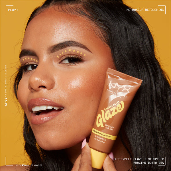 NYX Professional Makeup - Buttermelt Glaze Soft Glow Skin Tint  SPF30, Foundation, 12H Wear | MazenOnline
