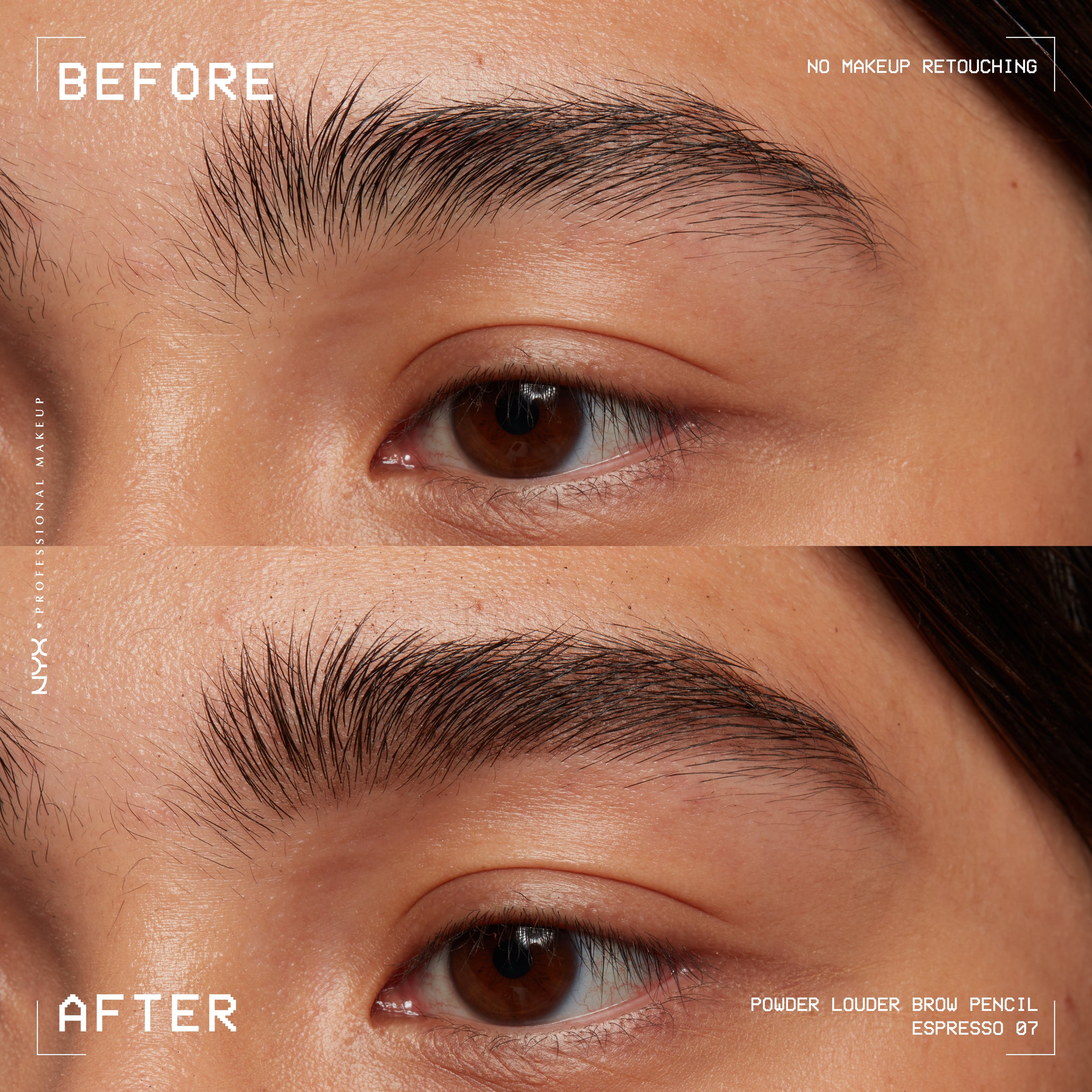 NYX Professional Makeup - Powder Louder, Brow Pencil, 12Hr Wear, Buildable Micro-Fibers | MazenOnline